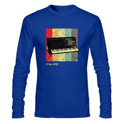 Man Clothing Tops T-Shirt Men Vintage Ms20 Synthesizer Analo