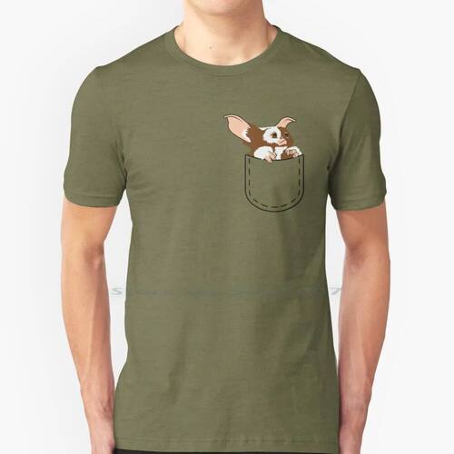 Gizmo 100% Cotton T Shirt Halloween 80s Movies Retro Mogwais