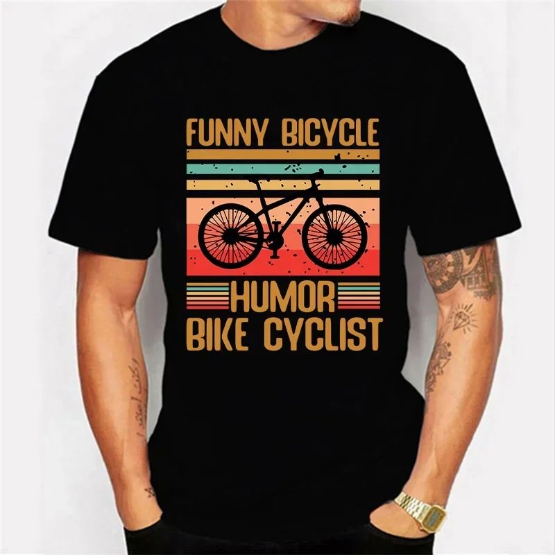 CX T Tshirts for Men Funny Bicycle Humor Bike Cyclist Print图片