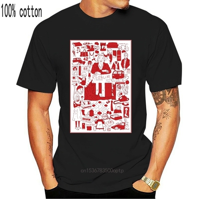 The Shining Red Poster White, Custom Made T-Shirt 2020 Fashi