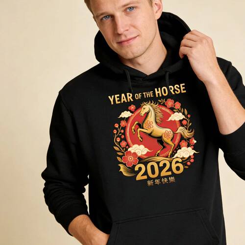 Year of The Horse 2026 Decoration Clothing Chinese New Year