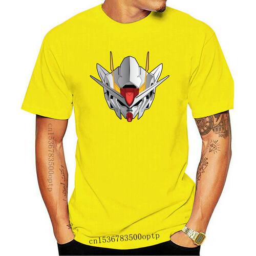 New Exia Head T-shirts Men Tshirt Retro Gundam Print Comics