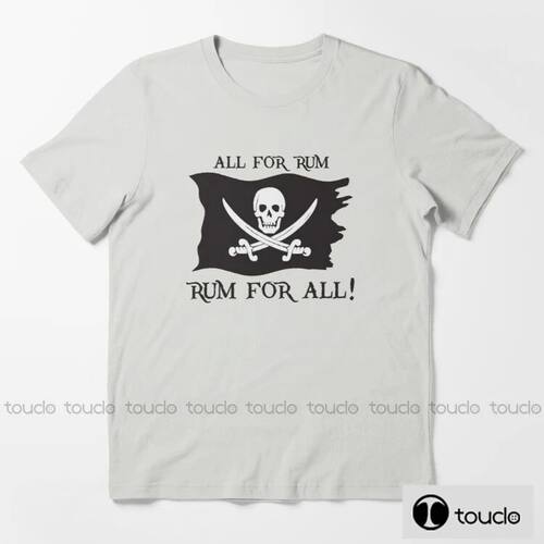 New All For Rum Rum For All Men'S T Shirt Novelty Tee Shirt