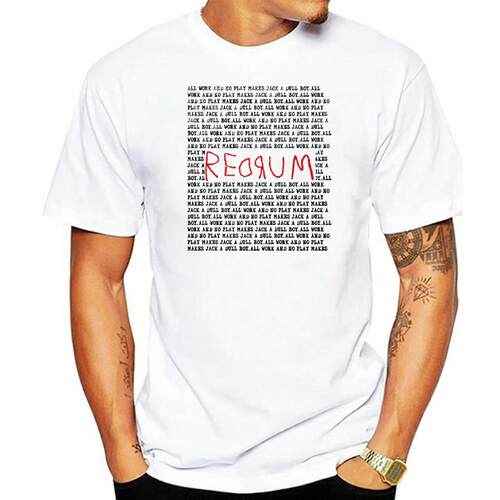 Men T Shirt Shining - White Redrum tshirts Women T-Shirt