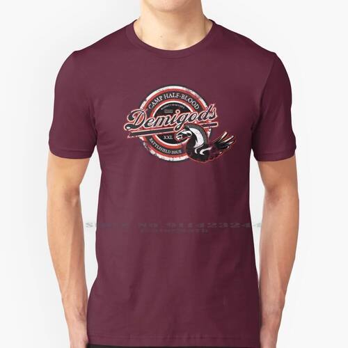 Camp Half-Blood Demigods 100% Cotton T Shirt Percy Jackson G