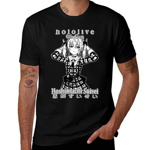 Hoshimachi Suisei 0th Gen Hololive T-Shirt luxury designer s