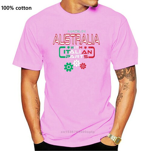 Men T Shirt Made in Australia with Italian Parts Women tshir