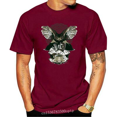 New Secrets Are Dangerous T-shirt Flying Owl T Shirt Men Whi