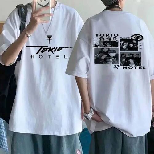 Tokio Hotel EU Size Tee Shirt Men Women Funny Tshirt Manga H