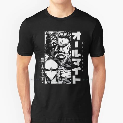 All Might =Manga Panel Design 100% Cotton T Shirt All Might