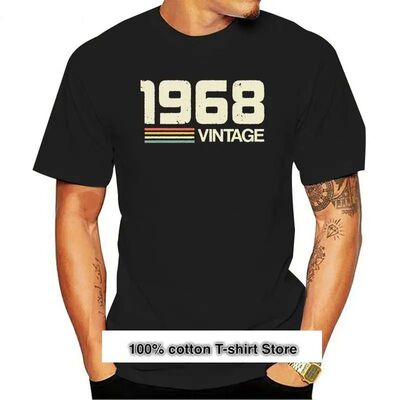 Camiseta Vintage de 50 ° cumplea?os para hombre, ropa de ca