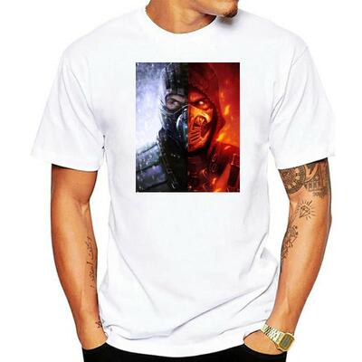 Mortal Kombat 11 Sub-Zero T-Shirt Fictional  2019 Poster Men