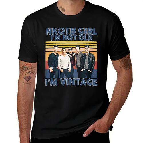 NKOTB Girl I'm NOT Old I'm Vintage T-Shirt for a boy shirts