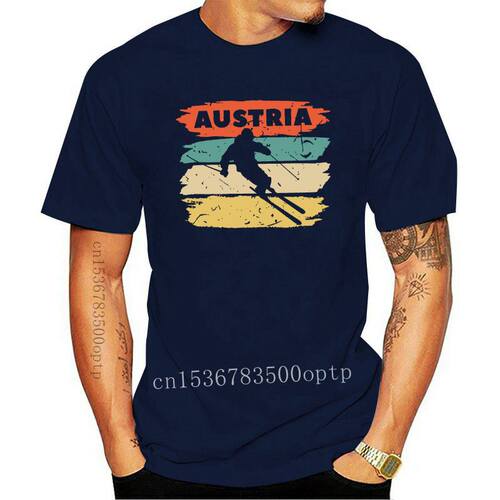 Austria Ski T Shirt Cotton Sunlight Over Size 5xl Custom Lei