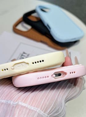 适用iPhone16手机壳promax苹果15带充电口防尘塞14硅胶13防摔Pro全包ipone十三pmax保护套pormax简约pm高级感