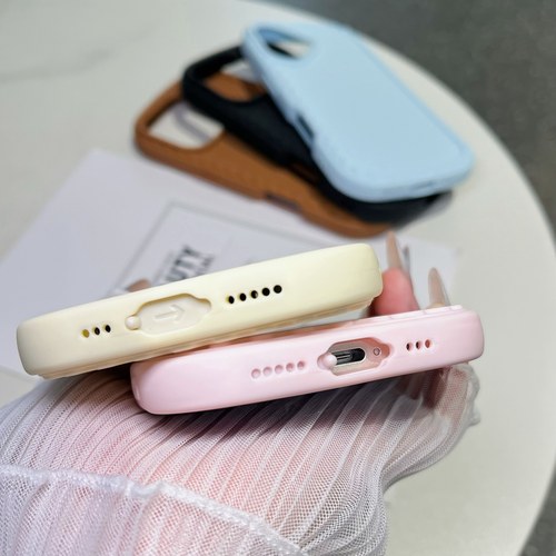 简约纯色滑动充电口防尘塞硅胶