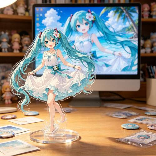 初音未来自制亚克力立牌
