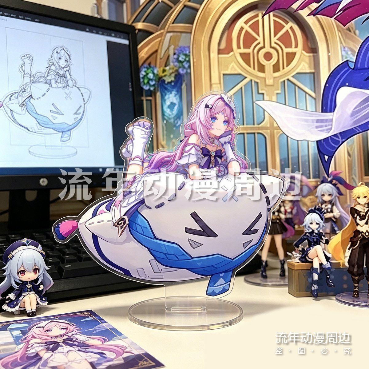 原神月之八前瞻周边茜特菈莉立牌
