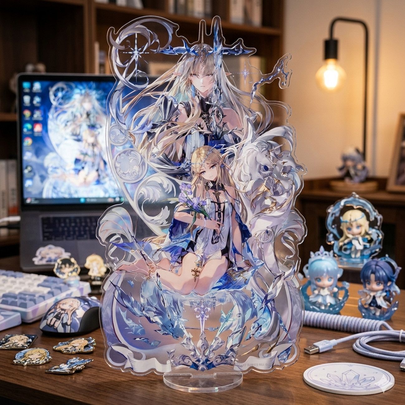 鸣潮卡提希娅立牌桌面摆件