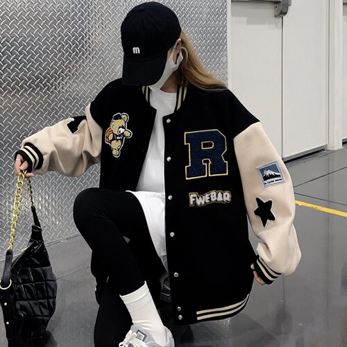 （小二推荐）好质量棒球服外套女