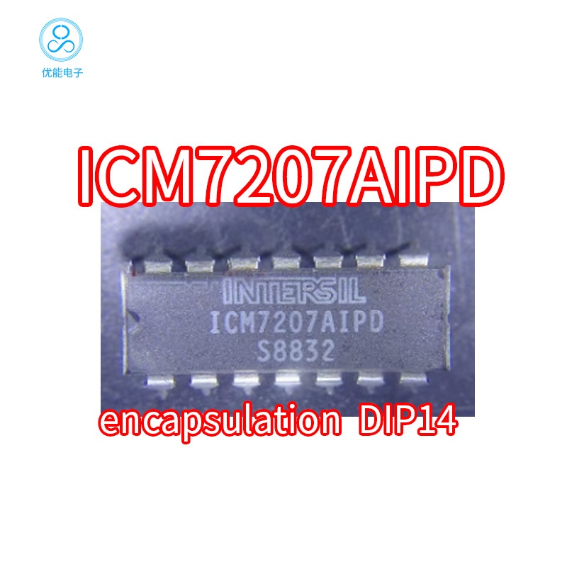 ICM7207AIPD ICM7207IPD 发电机的CMOS 直插DIP14封装