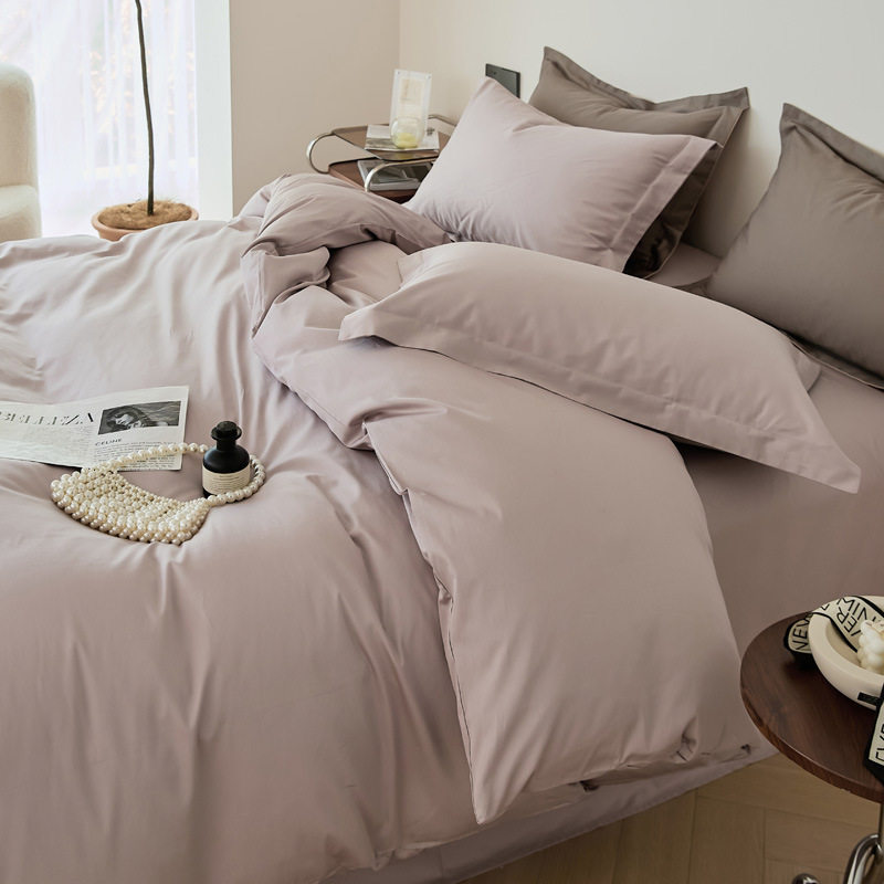 轻奢纯色100S长绒棉全棉四件套纯棉床上用品床单被套床笠款可水洗,床上用品,床品套件/四件套/多件套,淘宝优惠券,粉丝福利购,淘宝优惠卷