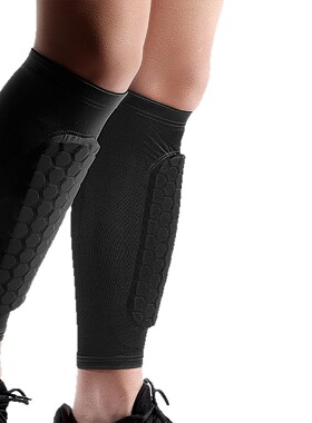 1Pcs Football Shin Guard Socks Sleeves with, Soccer Equipmen