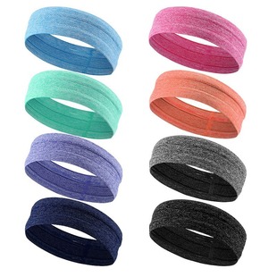 Slip Elastic Tennis Headband Sweat Wicking Lightweight Runni