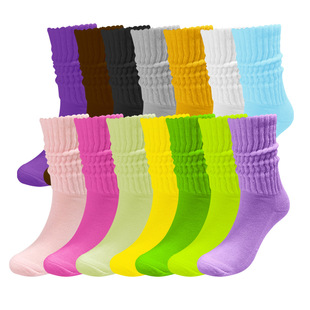 5 Pcs of Women's High Socks, Breathable and Moisture-Wicking