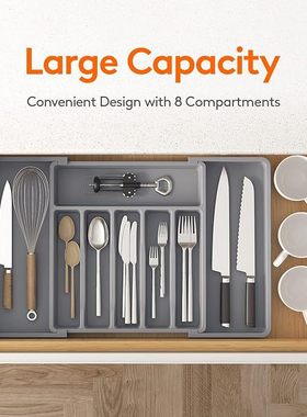 Silverware storage box, tableware rack, plastic storage