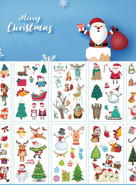 pcs Christmas Halloween Carnival Kids Temporary Tatoo Stick