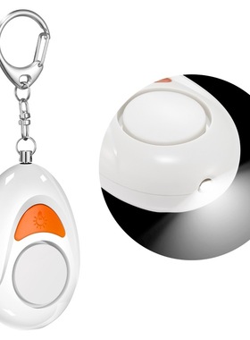 Security alarm led flashlight buzzer High decibel key chain