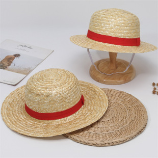 Luffy straw hat for men and women, summer sun hat for women