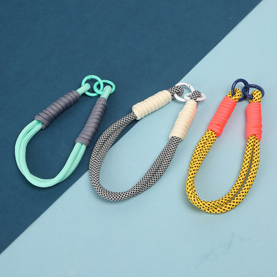 Double buckle phone chain lanyard Handmade wrist rope