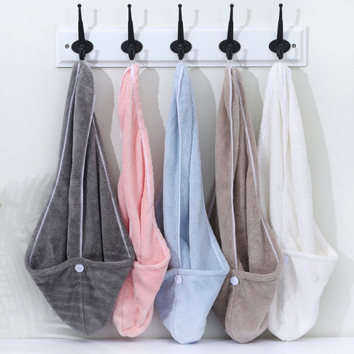 ower Long Curly Hair Cap Microfiber Wisp Dry Head Hair Towel