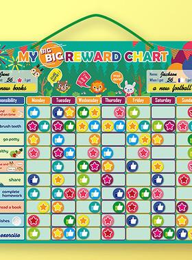 avior Chores Chart Board Educational Table Calendar Kids Toy