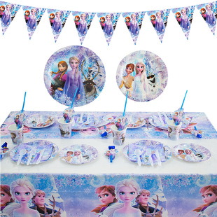 Frozen birthday party decoration disposable cutlery