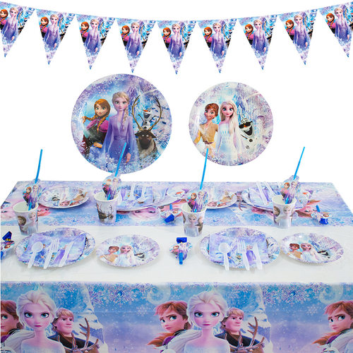 Frozen birthday party decoration disposable cutlery