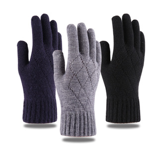 cycling outdoor fleece touch gloves Cold screen resistant