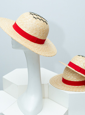 One Piece Luffy Straw Hat Cosplay Manga Exhibition Performa