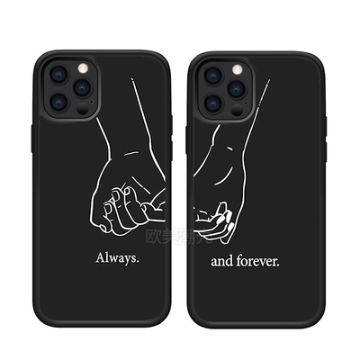 iPhone11欧美街头13超火英文always and forever手机壳适用苹果12【2183】
