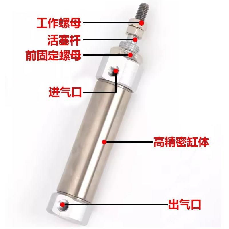 SMC迷你型小气缸gCJ2B CDJ2B10 12 16一5 10 20 25 50 7Z5B气动精