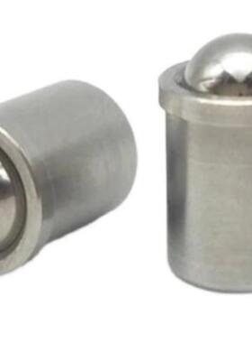 BSJT4 5 6 8不锈钢轴肩型球头柱塞 无螺纹台阶定位弹簧顶珠