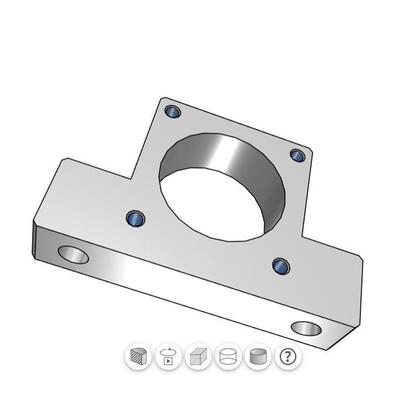 E-TBMD42-22E-TBMD57-30/42步进电机安装座57步进电机安装座