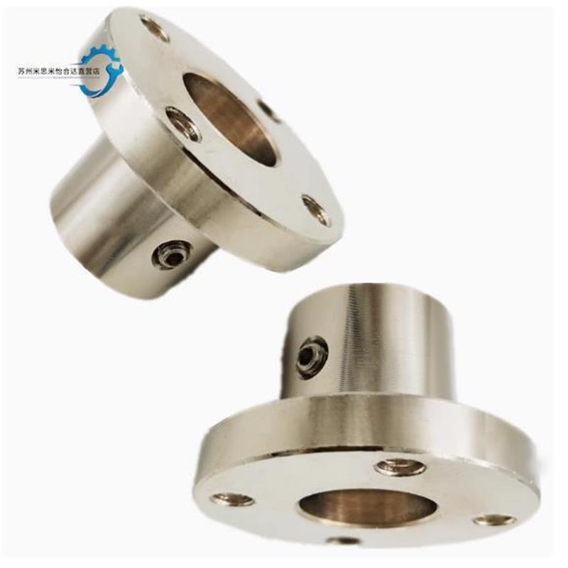 钢制镀镍GAC22-D20 GAC02-20 GAC12-20法兰型导向轴支座通孔形