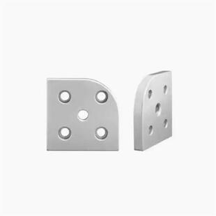 6060M10脚轮地脚端面连接板 8080 铝型材配件实心连接块3060 4080