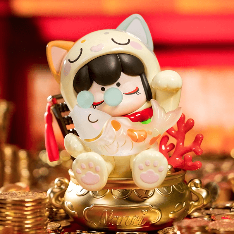 rolife若来nanci招财猫限定手办