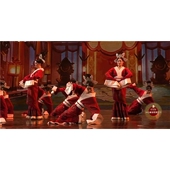 2026新款 五星出东方锦绣舞蹈服演出服汉舞服装 商演民族服古典