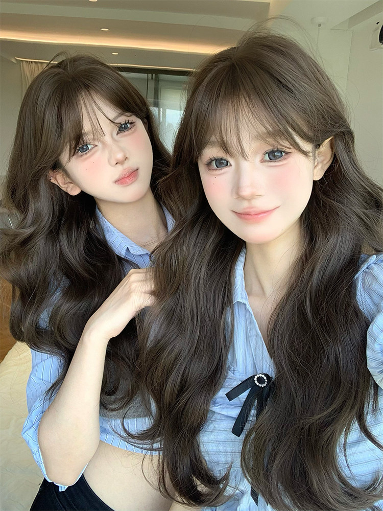 【慵懒少女】羊毛卷氛围感蛋蛋卷女长卷发彷真全头套式整顶假发套