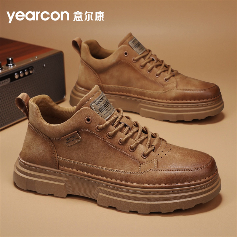 意尔康官方旗舰店正品休闲皮鞋男